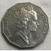 AUSTRALIA 1995 . FIFTY 50 CENTS COINS . WEARY DUNLOP